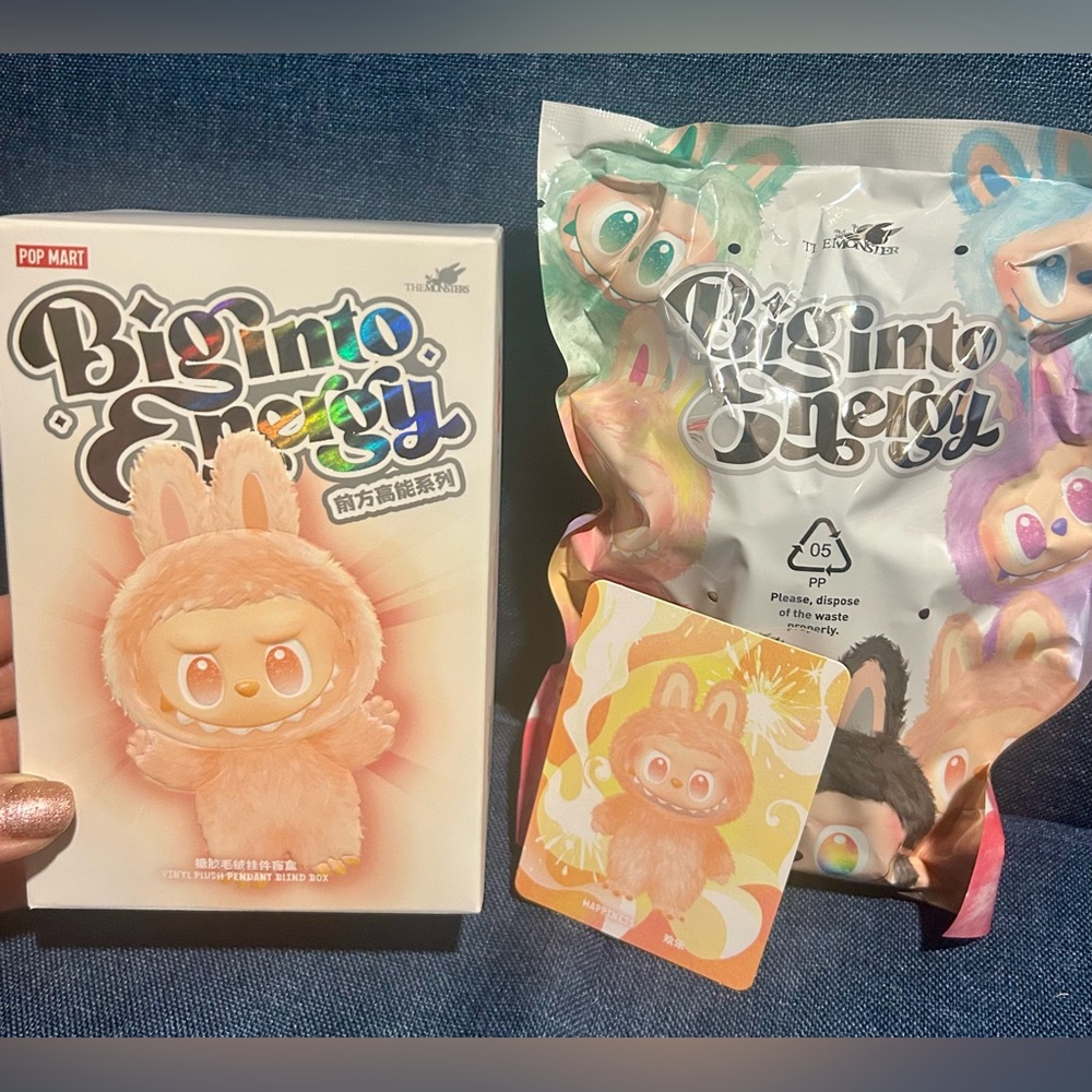 PopMart 100% Authentic Labubu Big Into Energy Series